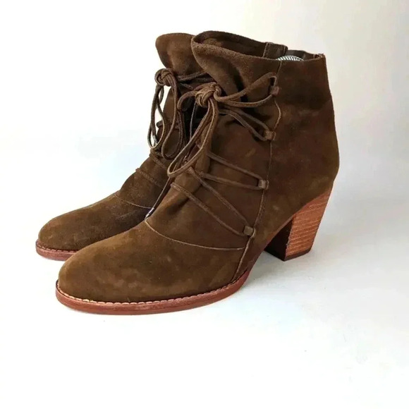 NWT Sam Edelman Millard Lace Up Boots 8 - Picture 1 of 10